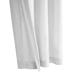 White Crinkle Harmony Curtain Panel, 84 in.