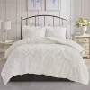 White Damask Full/Queen 3-pc. Comforter Set