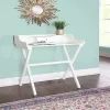 White Folding Caty Desk