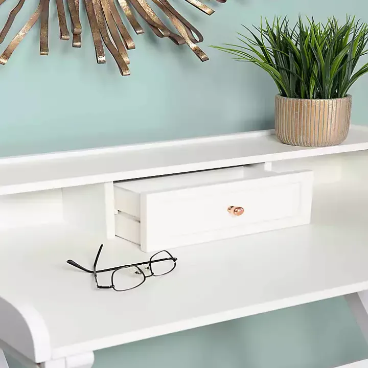 White Folding Caty Desk
