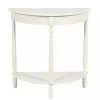 White Half Moon Tinslee Console Table