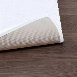 White High Pile Marshmallow Bath Mat, 40 in.