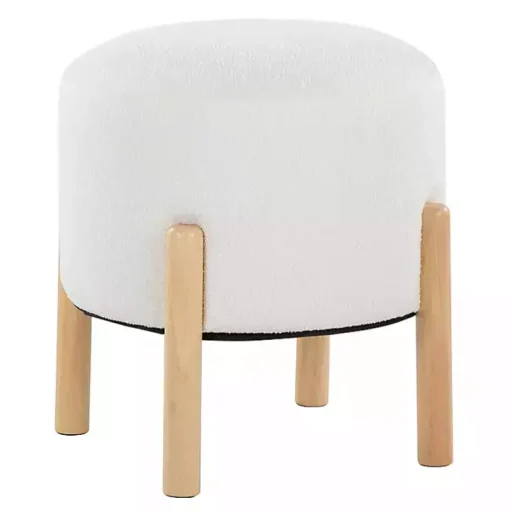 White Michelle Ottoman