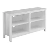 White Montana 4-Shelf Media Cabinet