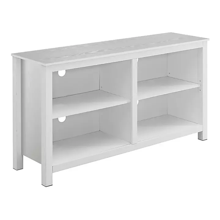 White Montana 4-Shelf Media Cabinet