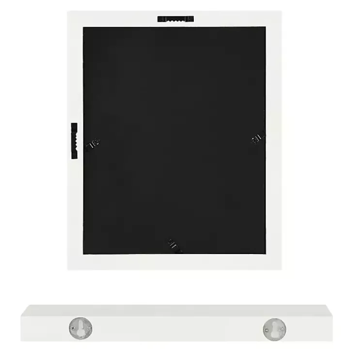 White 10-pc. Gallery Wall Frame and Shelf Set