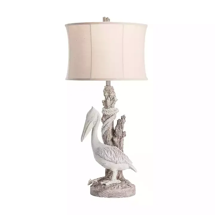 White Pelican Coastal Table Lamp