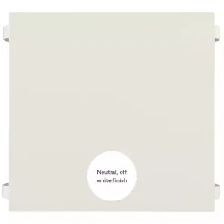 White Prismatic Wood Accent Table