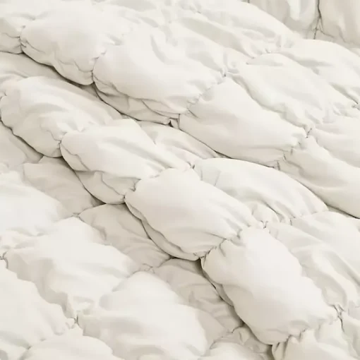 White Puff 3-pc. Full/Queen Comforter Set