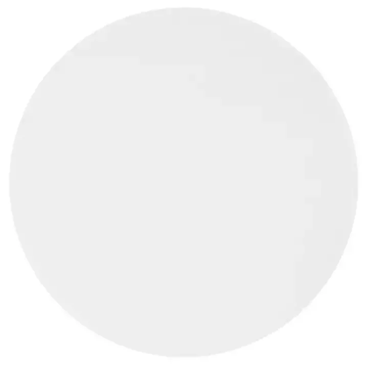 White Round Criss-Cross Base Dining Table