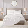 White Satin 6-pc. Full Sheet Set