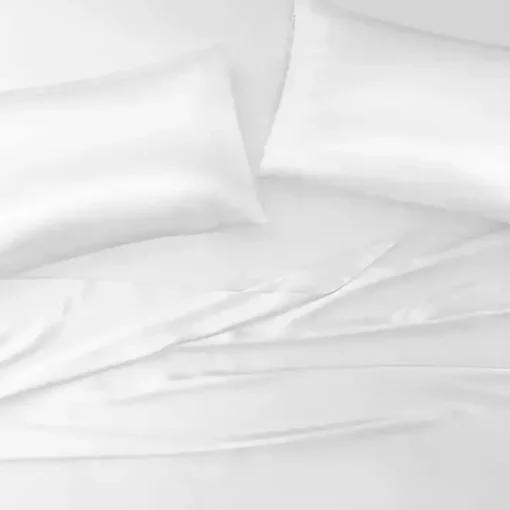 White Satin 6-pc. Queen Sheet Set