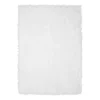 White Shag Washable Area Rug, 5x7