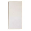 White Textured Abstract Framed Canvas Art Print
