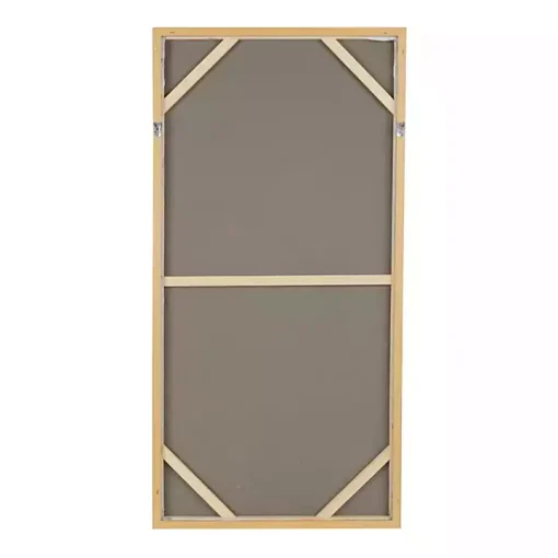 White Textured Abstract Framed Canvas Art Print