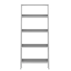 White 4-Tier Ladder Bookshelf