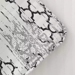 White Trellis Reversible 2-pc. Twin Quilt Set