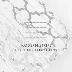 White Trellis Reversible 2-pc. Twin Quilt Set