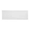 White Tufted Reversible Bath Runner