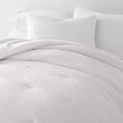 White Waffle Ultra-Soft 3-pc. King Comforter Set