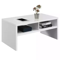 White Wakefield Shelf Coffee Table