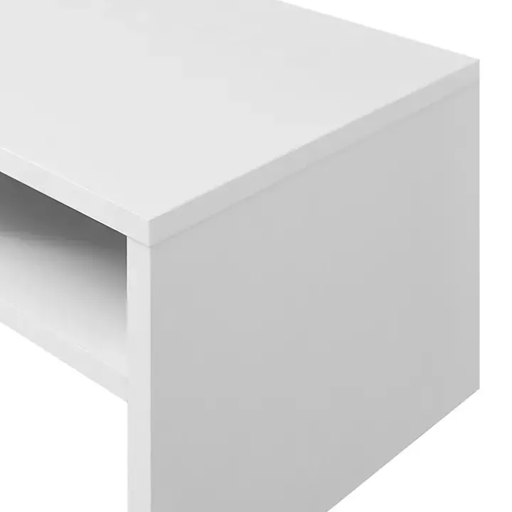 White Wakefield Shelf Coffee Table