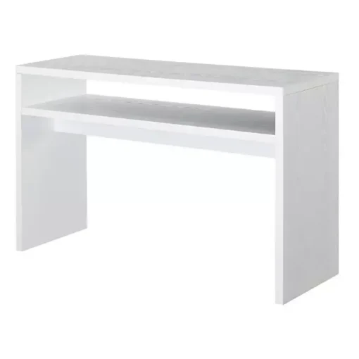 White Wakefield Tiered Console Table