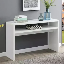 White Wakefield Tiered Console Table