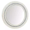 White Wood Aislinn Wall Mirror