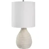 Whitewashed Textured Ellie Table Lamp
