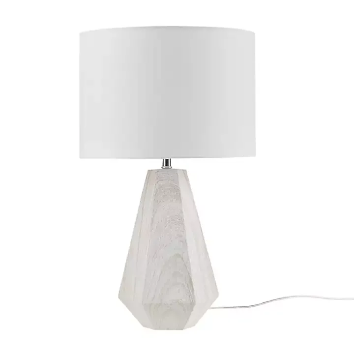 Whitewashed Wood Flynn Table Lamp