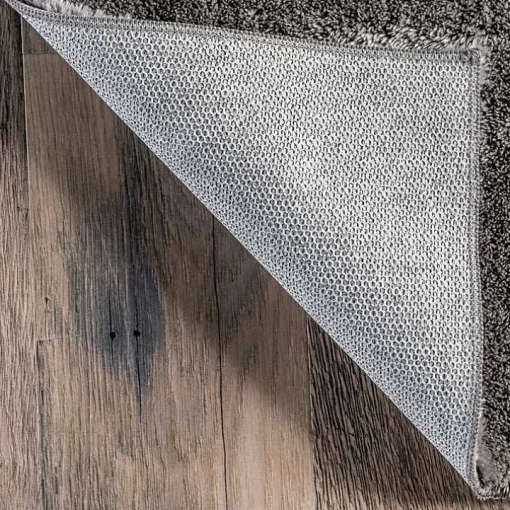 Whitlow Charcoal Shag Washable Area Rug, 8x10