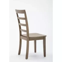 Wire Brushed Natural Dining Chairs, Set of 2