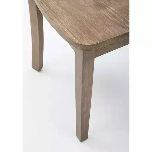 Wire Brushed Natural Dining Chairs, Set of 2