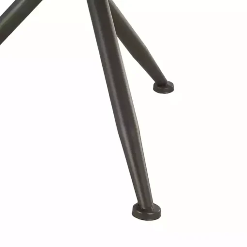 Wood and Glass Round Tripod Accent Table
