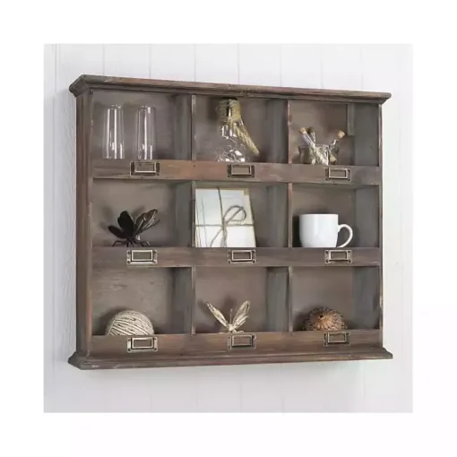 Wooden Wall Cubby