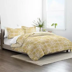 Yellow Daisy Medallion King 3-pc. Comforter Set