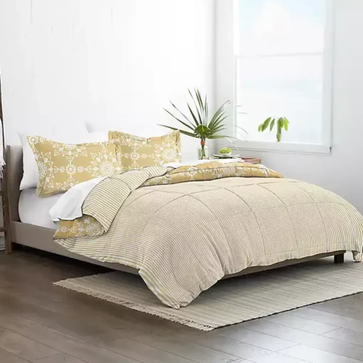 Yellow Daisy Medallion King 3-pc. Comforter Set