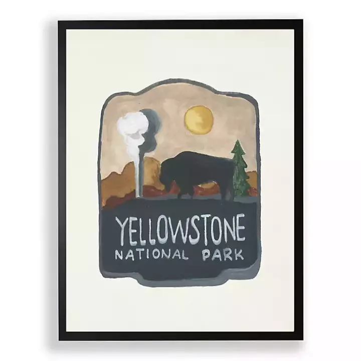 Yellowstone National Park Framed Art Print