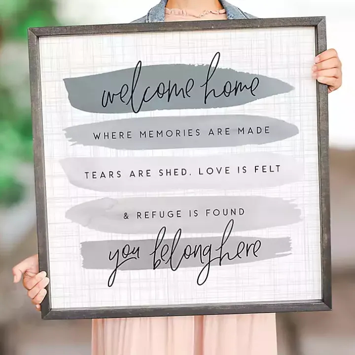 You Belong Here Wall Plaque