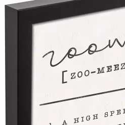 Zoomies Framed Canvas Art Print, 12x15 in.