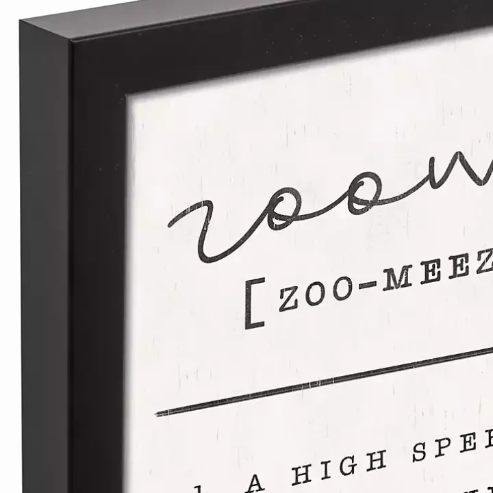 Zoomies Framed Canvas Art Print, 12x15 in.