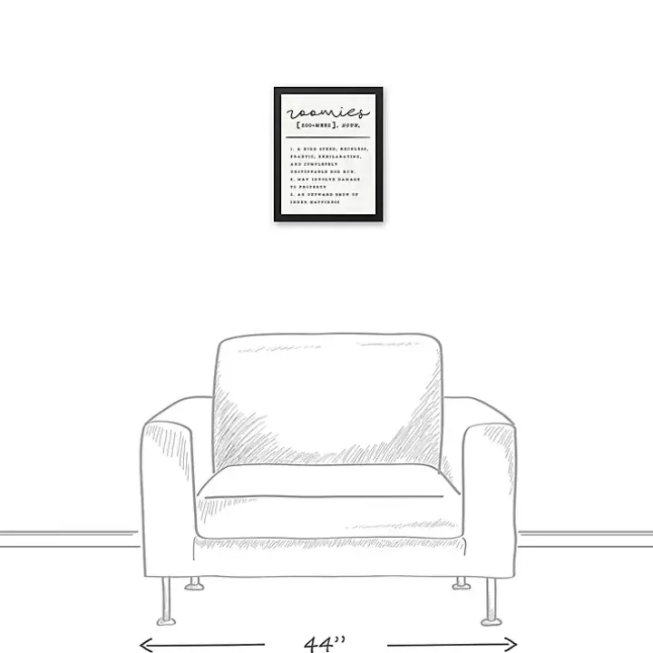 Zoomies Framed Canvas Art Print, 12x15 in.