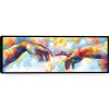 A Creation of Adam Framed Canvas Art Print