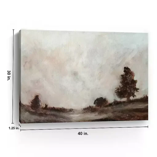 Abstract Dusk Canvas Art Print