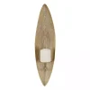 Adrienne Golden Steel Spiral Sconce