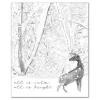 All is Calm Snowy Woods Canvas Art Print