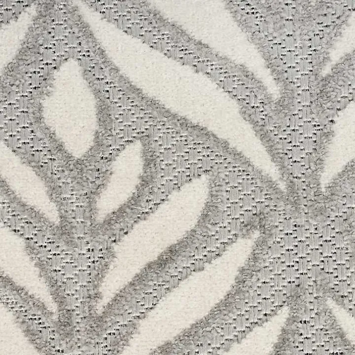 Aloha Ash Botanical Indoor/Outdoor Area Rug, 3x5