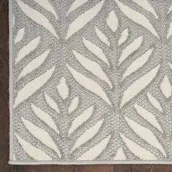 Aloha Ash Botanical Indoor/Outdoor Area Rug, 9x12