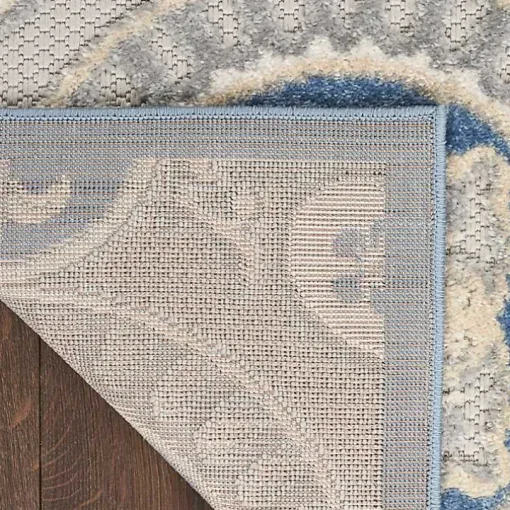 Aloha Blue Medallion Indoor/Outdoor Area Rug, 3x5